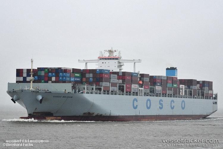 Cosco-Belgium - Container Ship vessel registered in Hong Kong