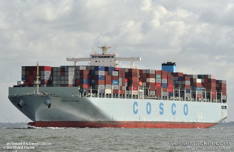Cosco-France - Container Ship vessel registered in Hong Kong