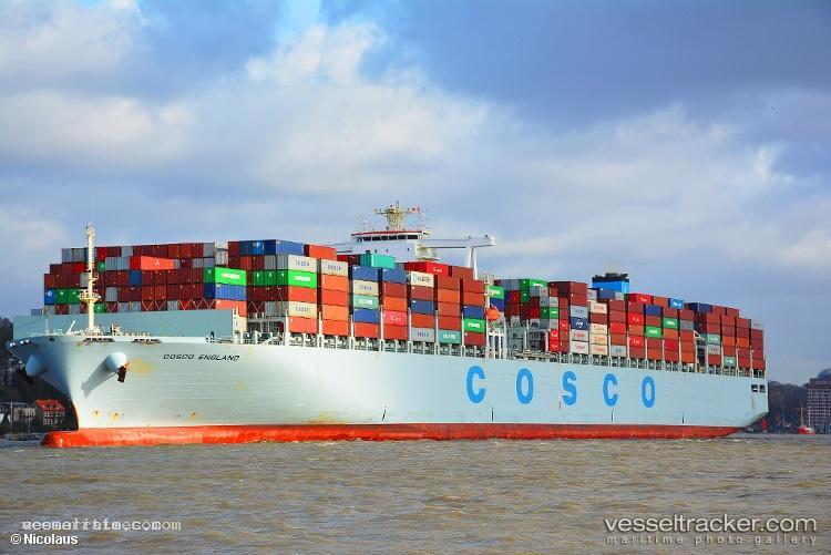 Cosco-England - Container Ship vessel registered in Hong Kong