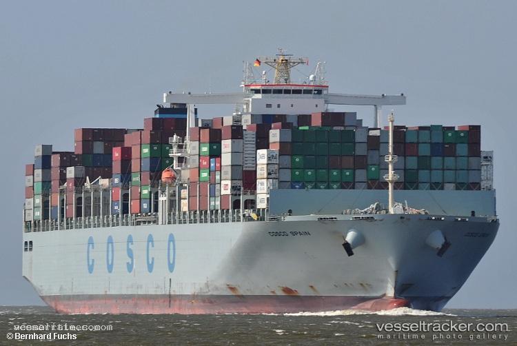 Cosco-Spain - Container Ship vessel registered in Hong Kong