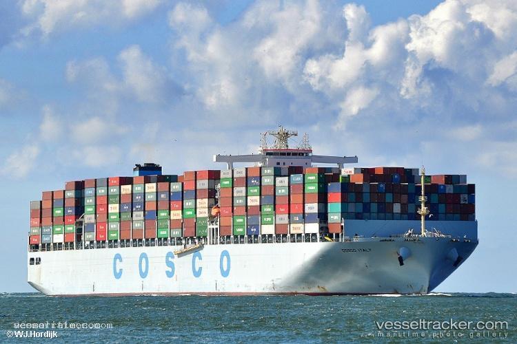 Cosco-Italy - Container Ship vessel registered in Hong Kong