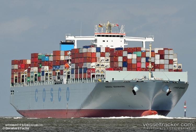 Cosco-Denmark - Container Ship vessel registered in Hong Kong