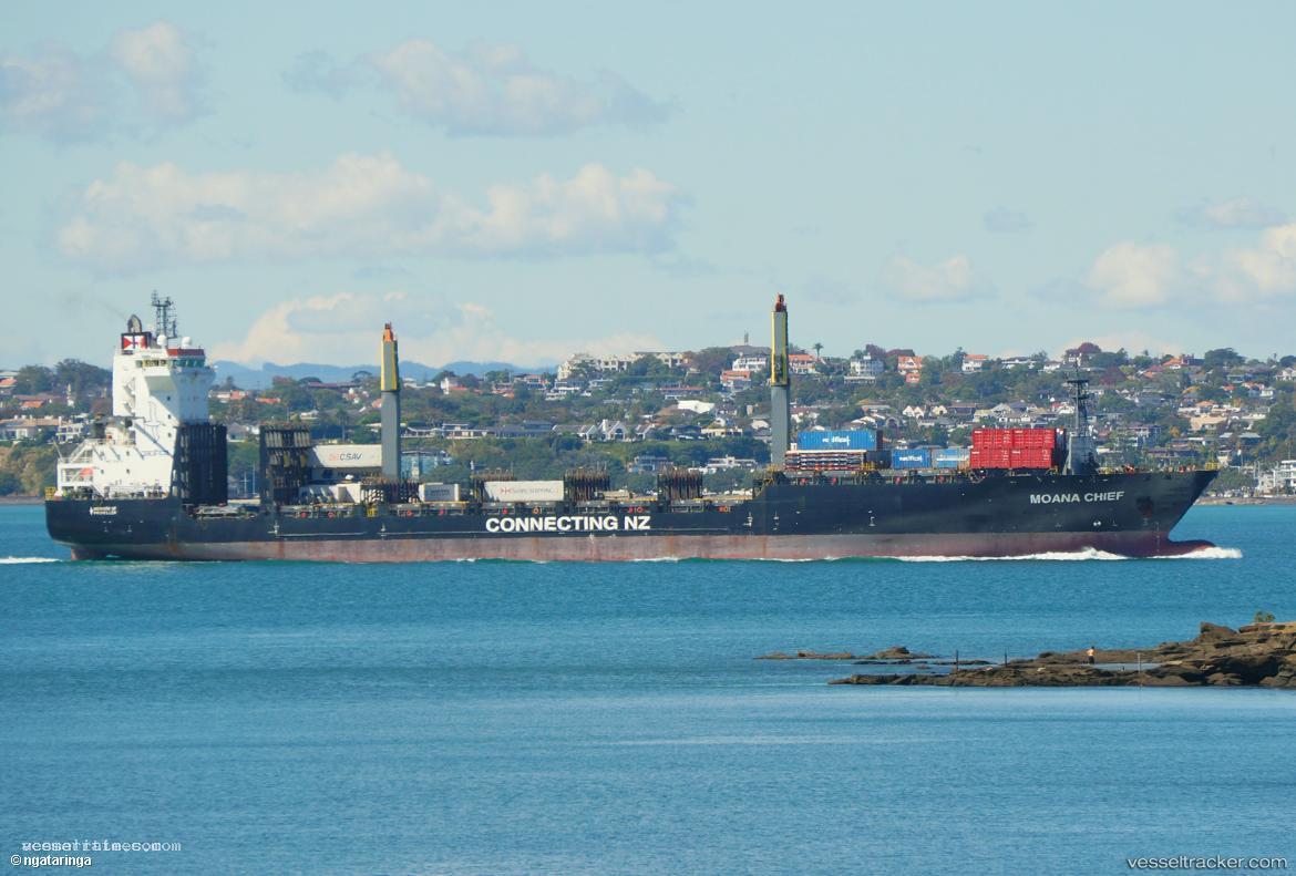 Moana-Chief - Container Ship vessel registered in New Zealand
