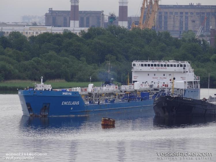 Enceladus - Chemical Oil Products Tanker vessel registered in Russia