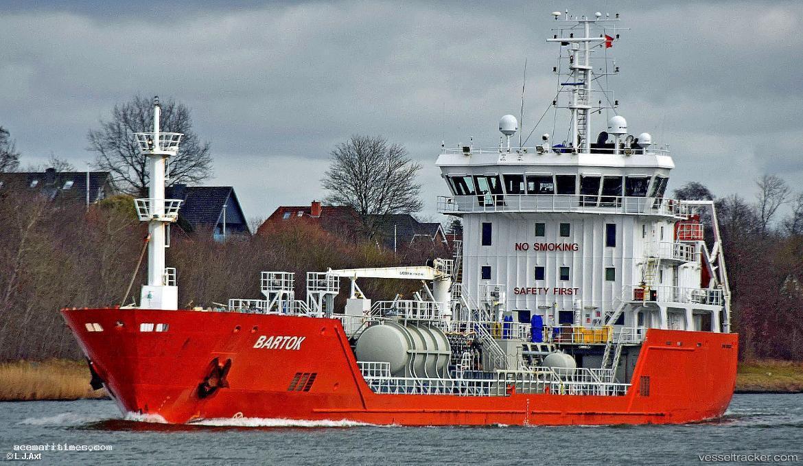 Bartok - Chemical Oil Products Tanker vessel registered in Cyprus