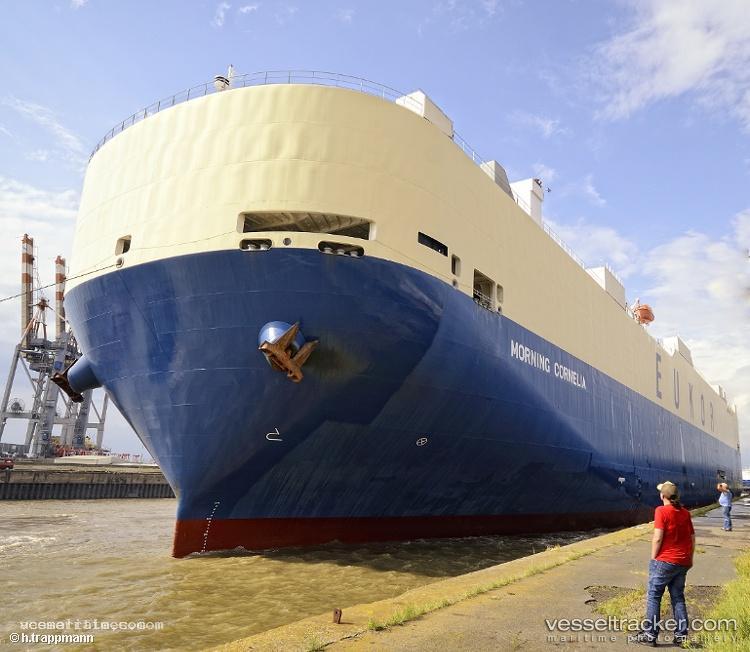Morning-Cornelia - Vehicles Carrier vessel registered in South Korea