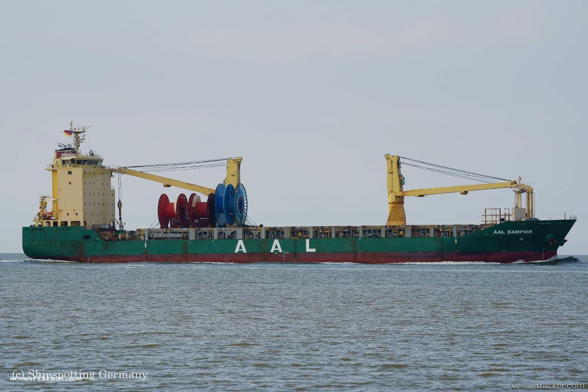 Aal-Dampier - Multi Purpose Carrier vessel registered in Cyprus