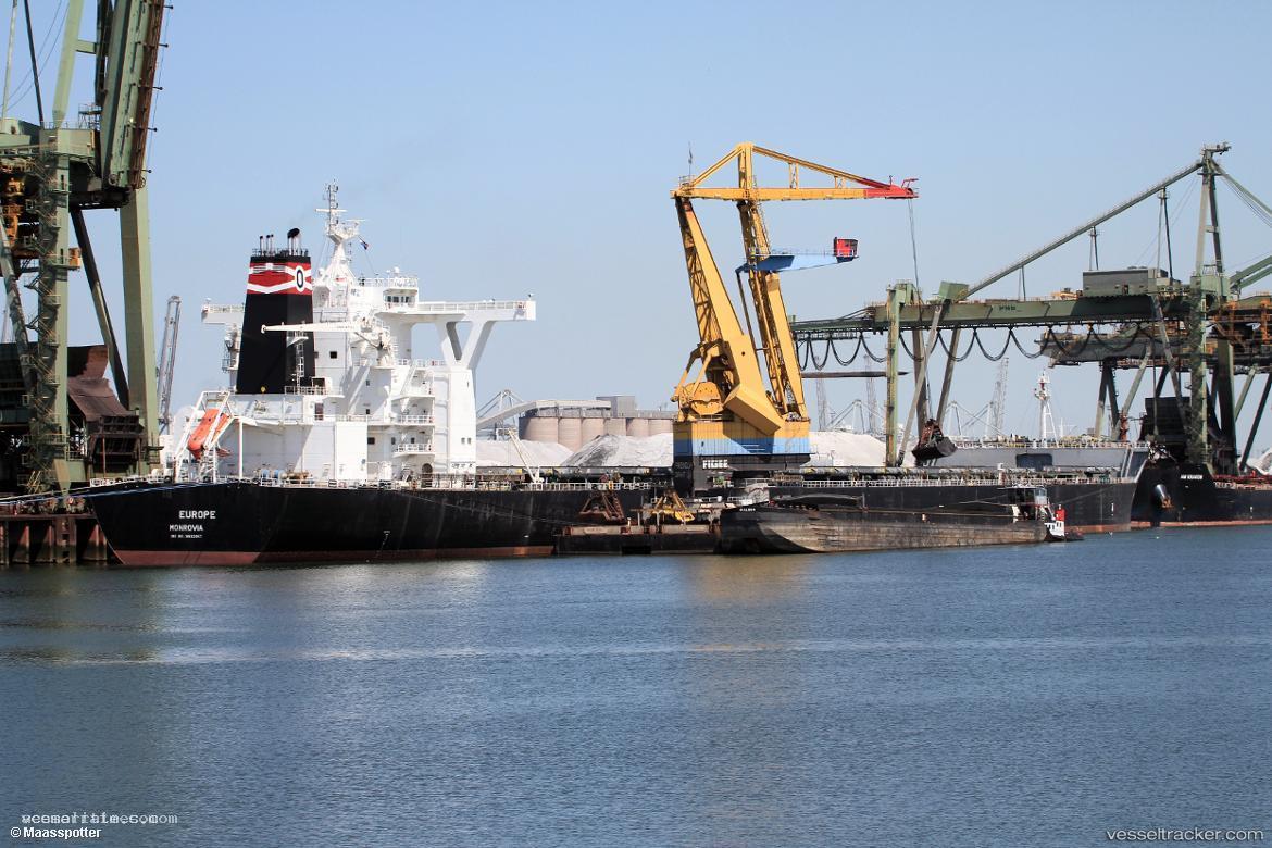 Europe - Bulk Carrier vessel registered in Liberia