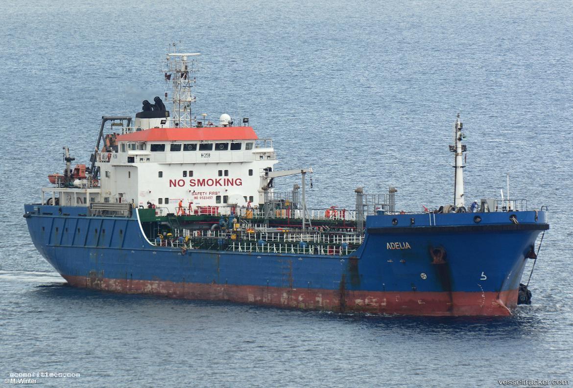 Adelia - Oil Products Tanker vessel registered in Cyprus