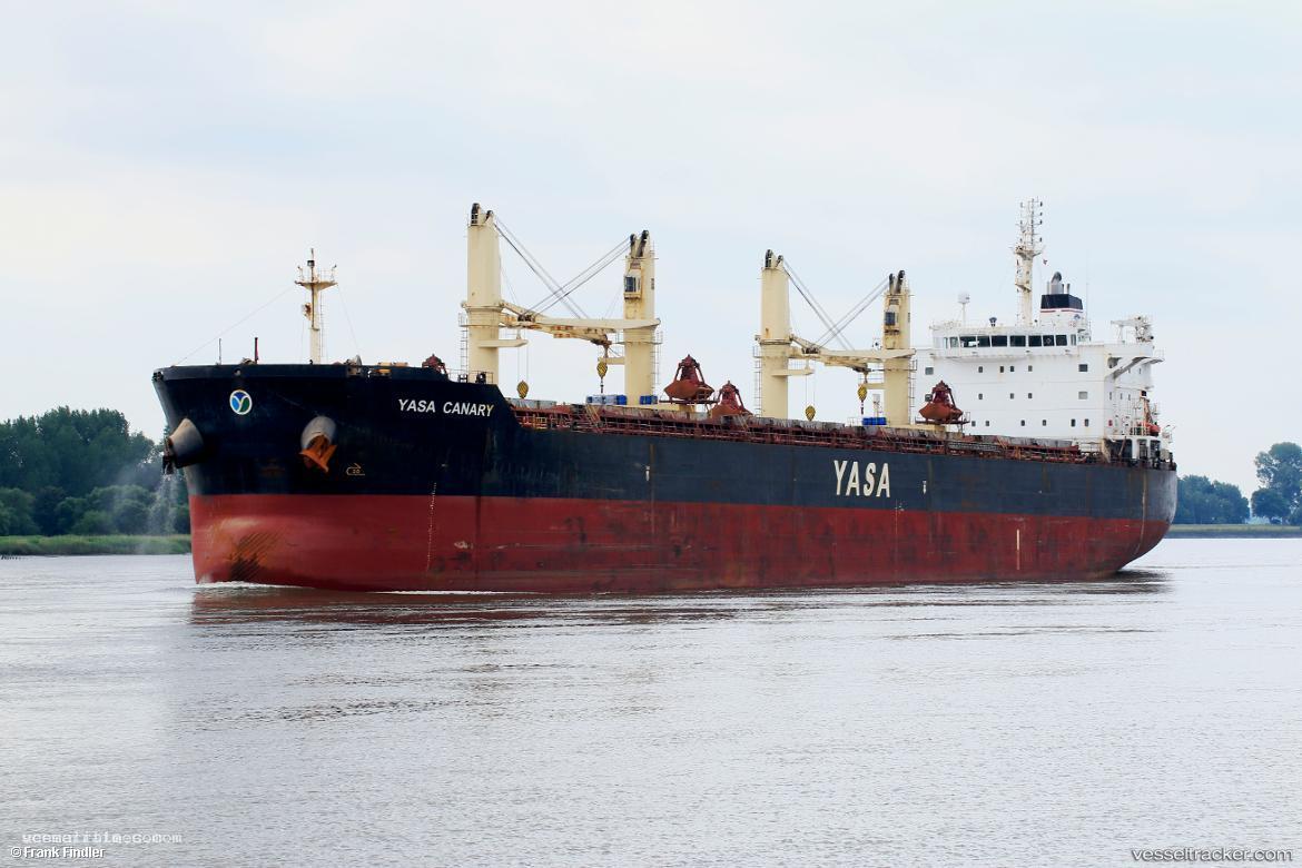 Mv-Yasa-Canary - Bulk Carrier vessel registered in Marshall Islands