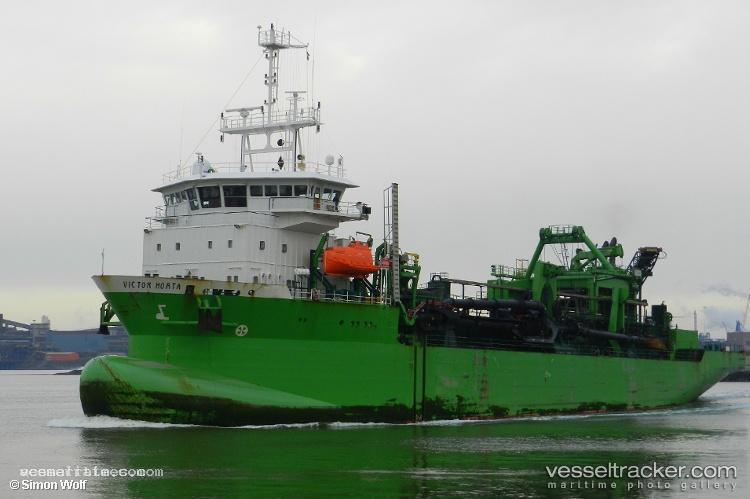 Victor-Horta - Hopper Dredger vessel registered in Belgium