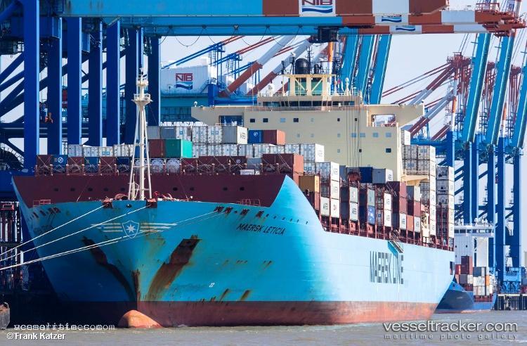 Maersk-Leticia - Container Ship vessel registered in Denmark