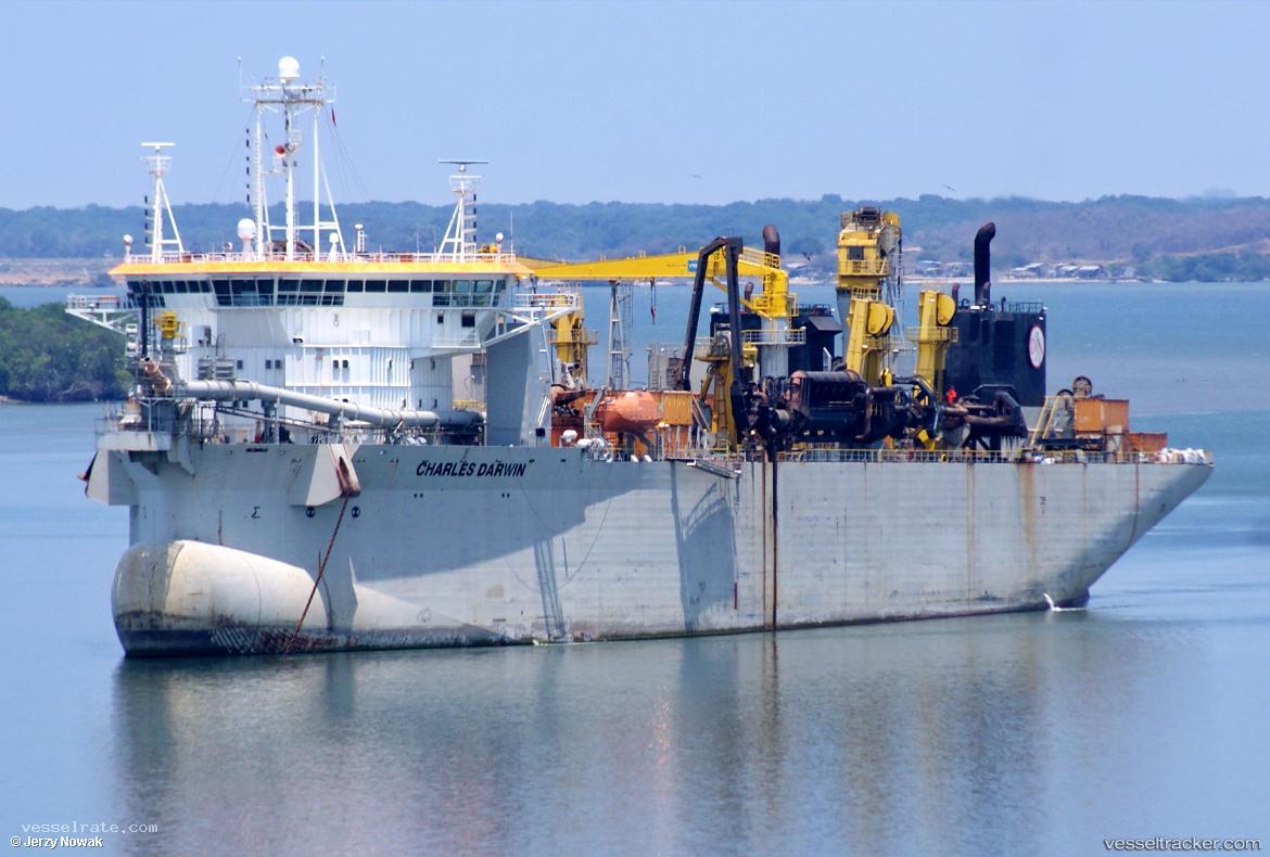 Charles-Darwin - Hopper Dredger vessel registered in Luxembourg