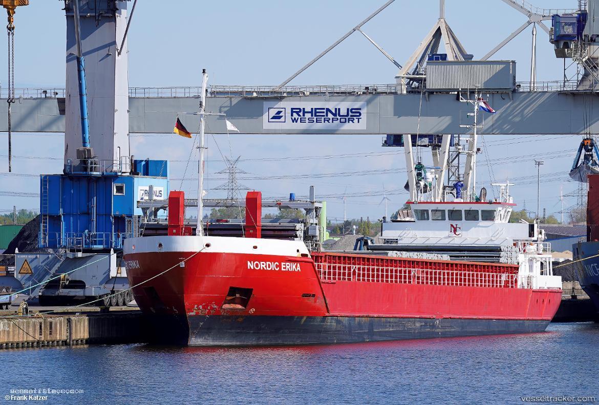 Nordic-Erika - General Cargo Ship vessel registered in Netherlands