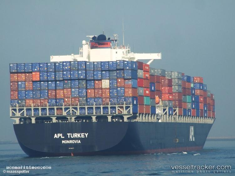 Apl-Turkey - Container Ship vessel registered in Malta