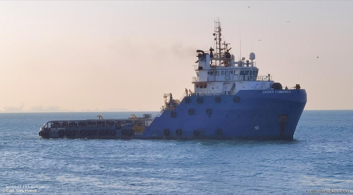 Zakher-Commander - Offshore Tug Supply Ship vessel registered in Saint Vincent and the Grenadines