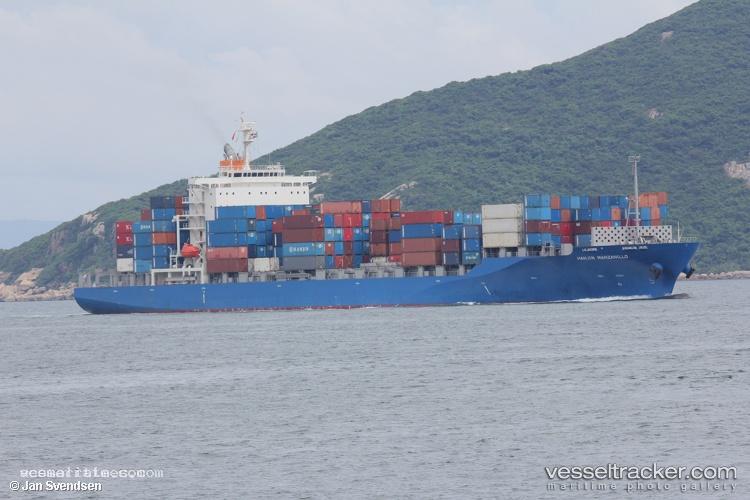 Wan-Hai-308 - Container Ship vessel registered in Singapore