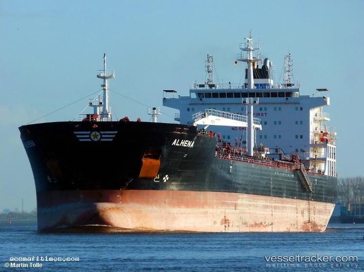 Angie - Chemical Oil Products Tanker vessel registered in Liberia