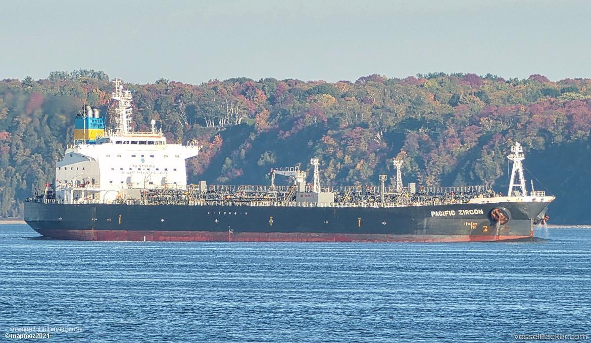 Pacific-Zircon - Oil Products Tanker vessel registered in Liberia
