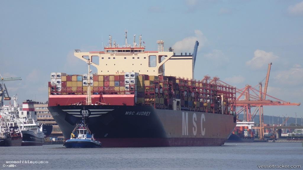 Msc-Audrey - Container Ship vessel registered in Liberia