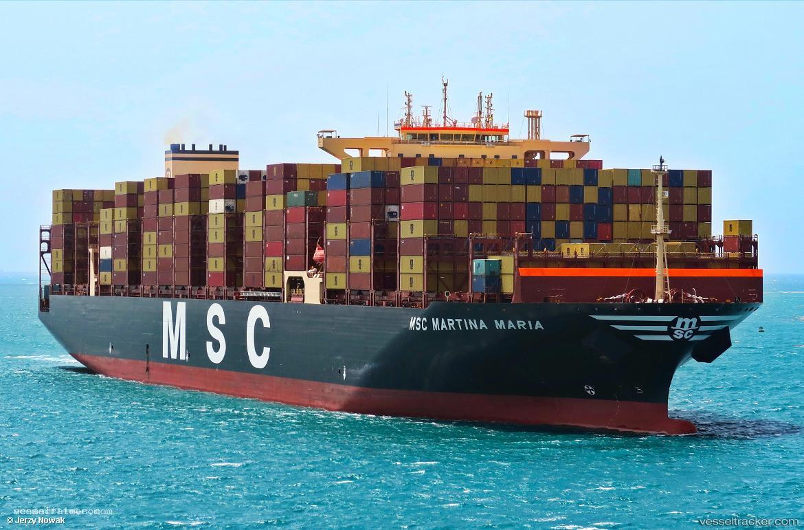 Msc-Martina-Maria - Container Ship vessel registered in Liberia