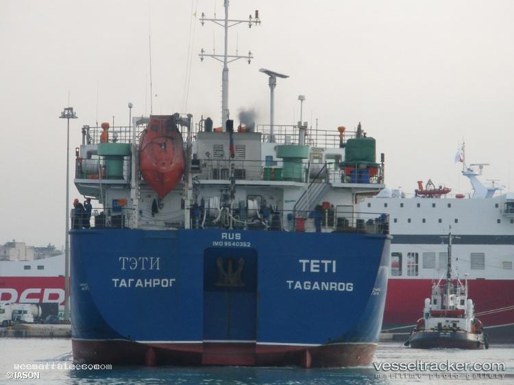 Teti - Chemical Oil Products Tanker vessel registered in Russia