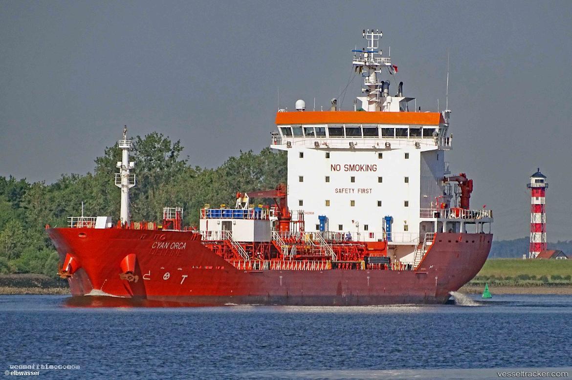 Cyan-Orca - Chemical Oil Products Tanker vessel registered in Panama