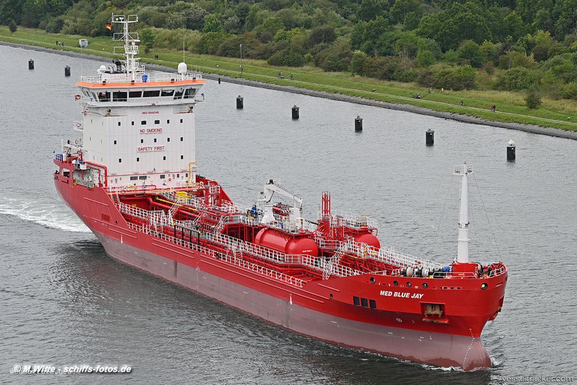 Mt-Med-Blue-Jay - Chemical Oil Products Tanker vessel registered in Malta