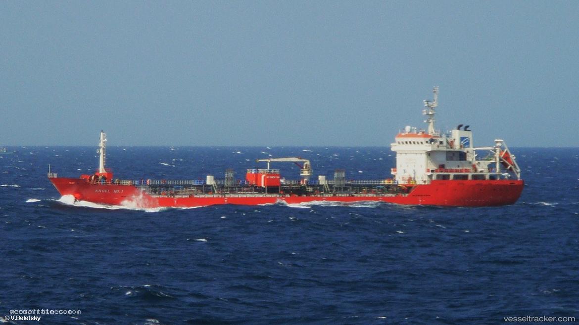 Angel-No.2 - Chemical Oil Products Tanker vessel registered in Hong Kong