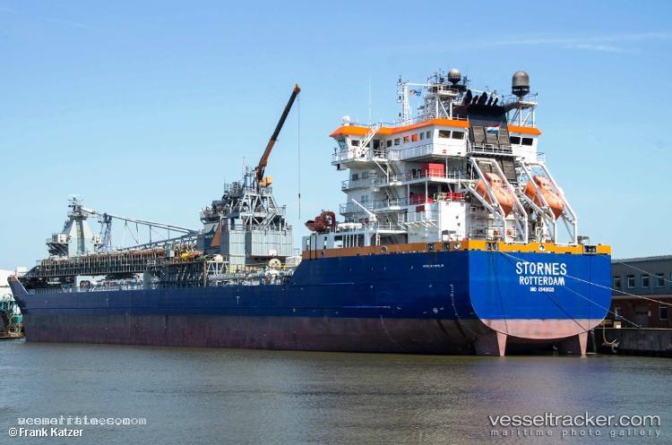 Stornes - Pipe Burying Vessel vessel registered in Netherlands