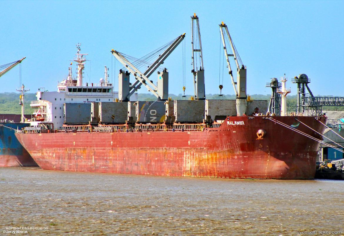 Mv-Malamir - Bulk Carrier vessel registered in Liberia
