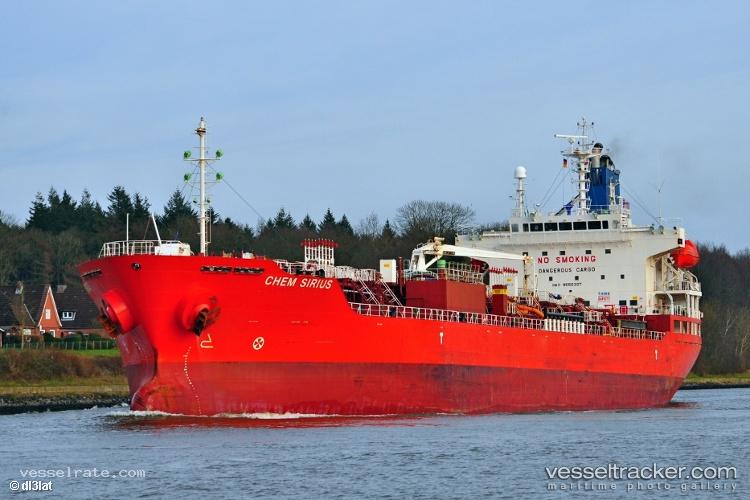 Chem-Sirius - Chemical Oil Products Tanker vessel registered in Liberia