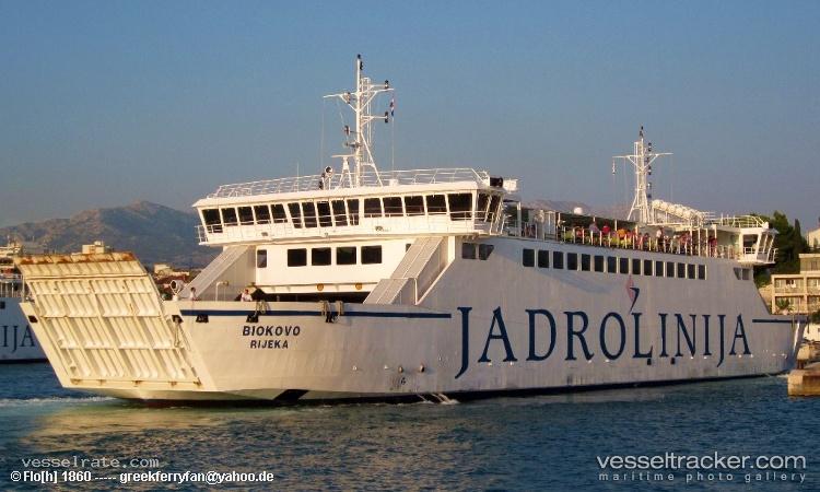 Biokovo - Passenger Ro Ro Cargo Ship vessel registered in Croatia