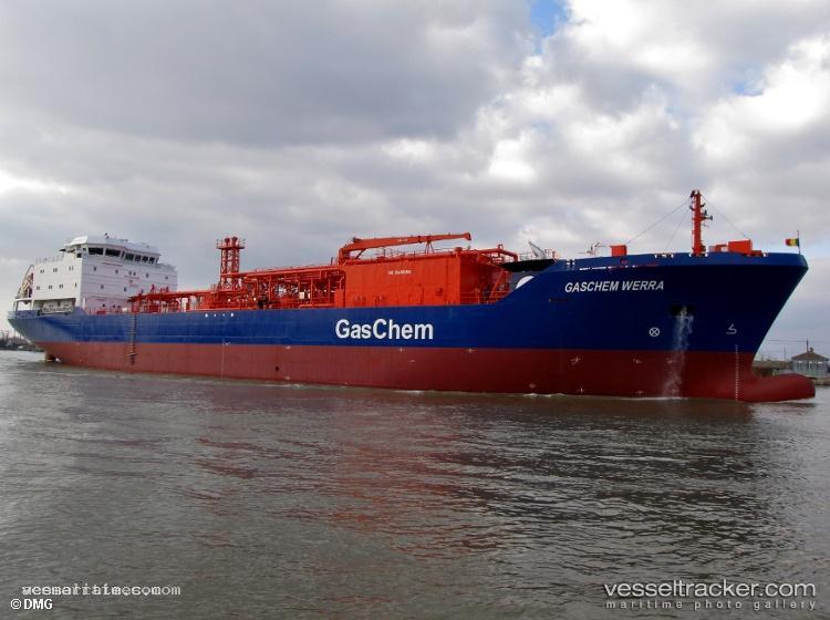 Gaschem-Werra - Lpg Tanker vessel registered in Liberia