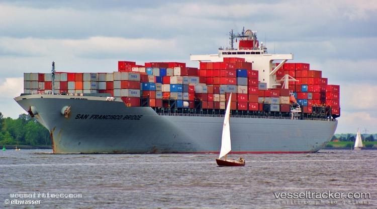 San-Francisco-Bridge - Container Ship vessel registered in Panama