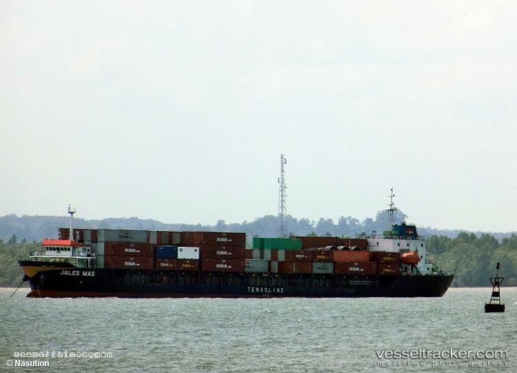 Km-Jales-Mas - Container Ship vessel registered in Indonesia