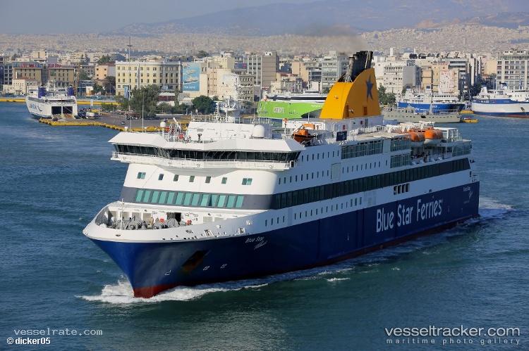 Blue-Star-Patmos - Passenger Ro Ro Cargo Ship vessel registered in Greece