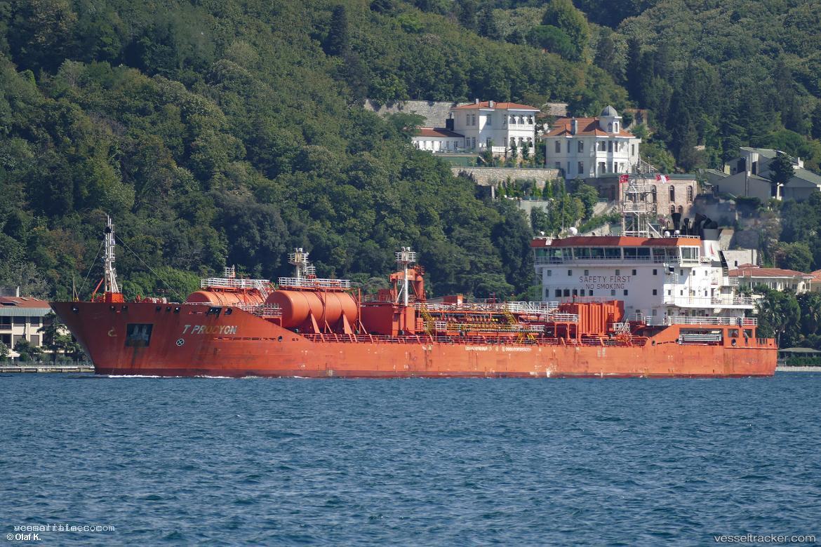 T-Procyon - Chemical Oil Products Tanker vessel registered in Liberia