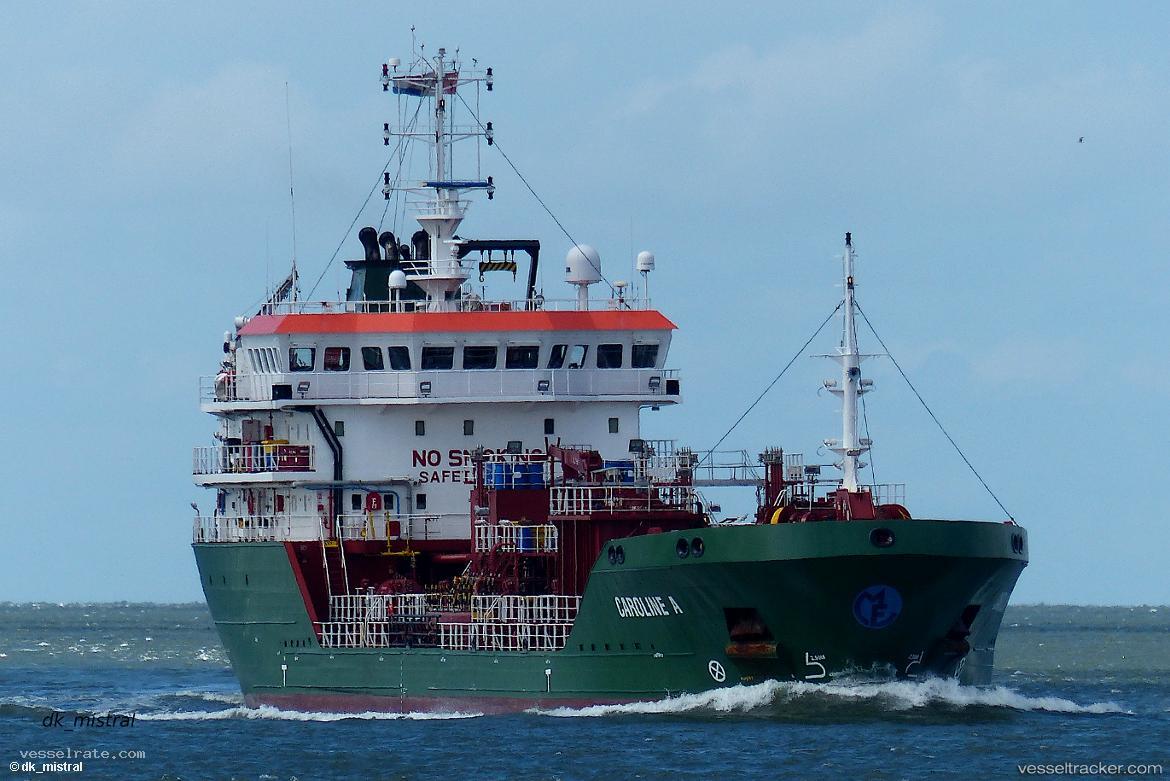 Caroline-A - Chemical Oil Products Tanker vessel registered in Italy