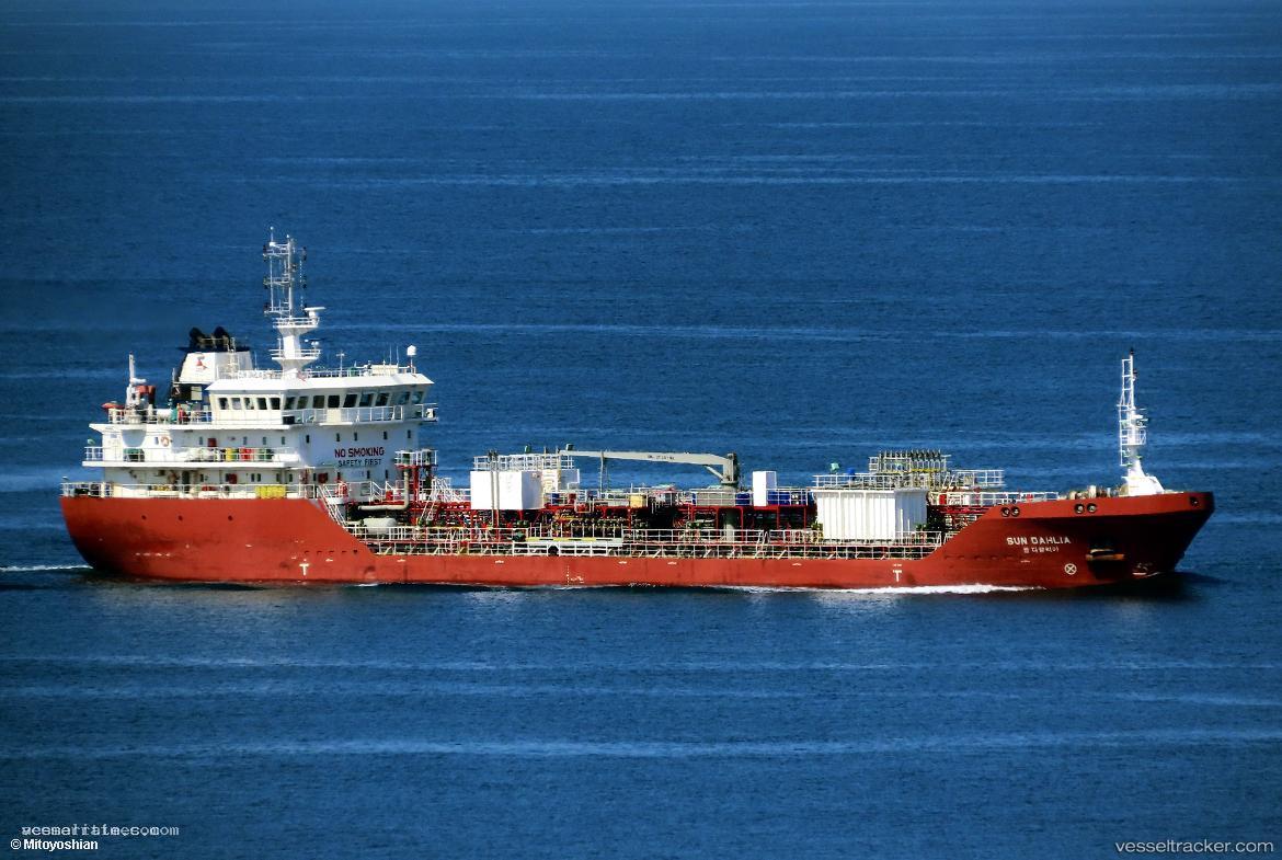 Sun-Dahlia - Chemical Oil Products Tanker vessel registered in Marshall Islands