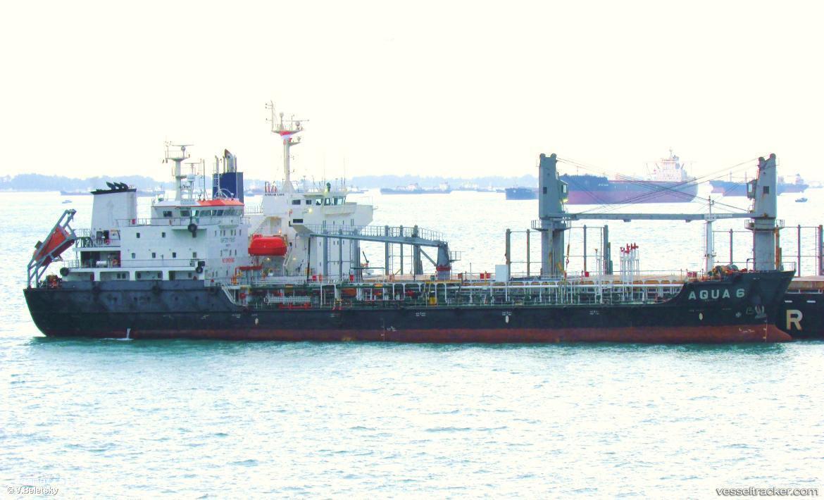 Aqua6 - Oil Products Tanker vessel registered in Singapore
