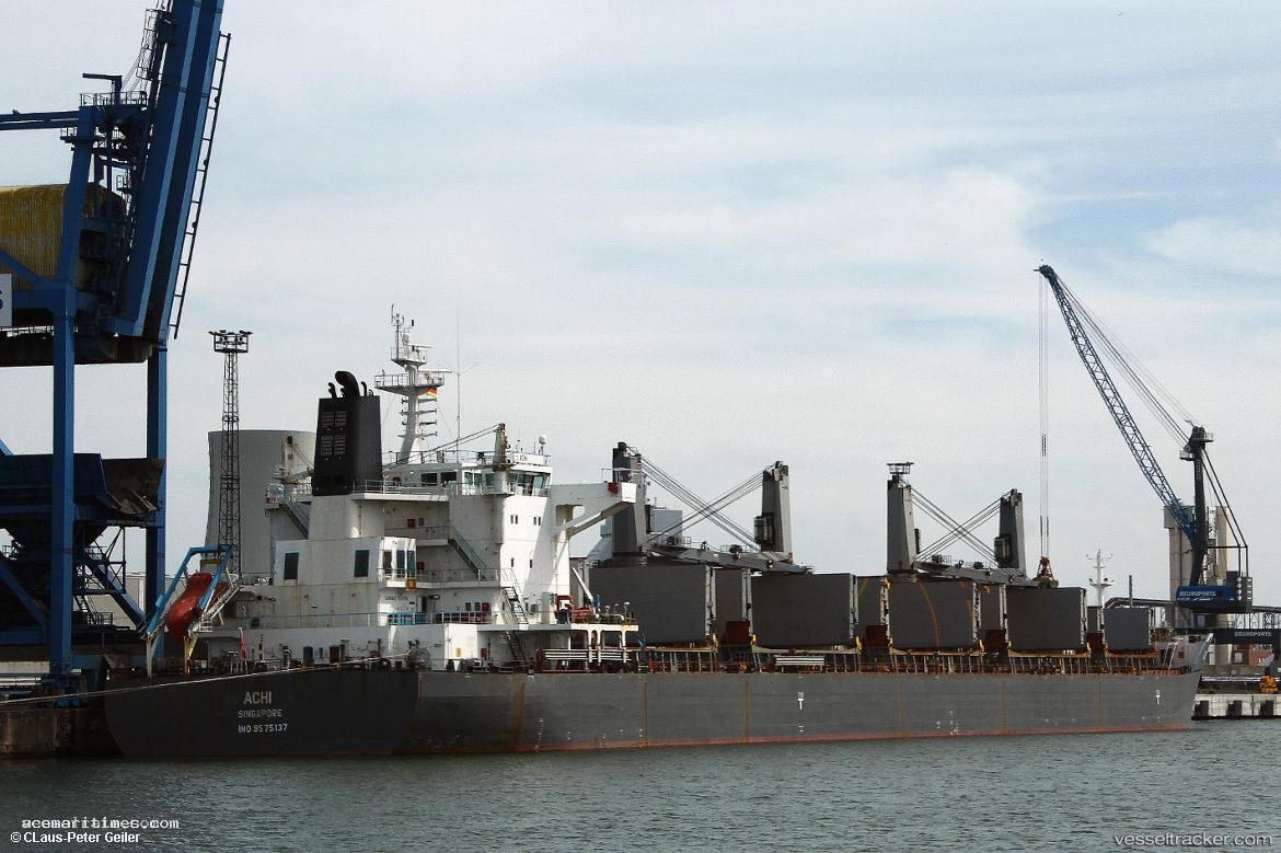 Achi - Bulk Carrier vessel registered in Liberia