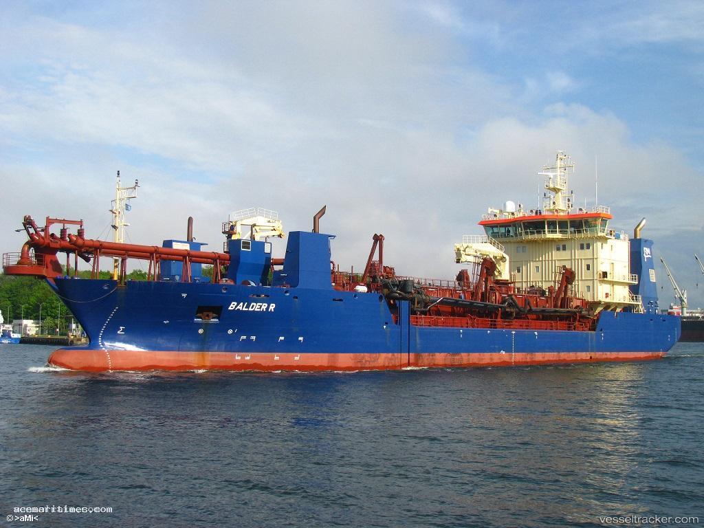Balder-R - Hopper Dredger vessel registered in Denmark