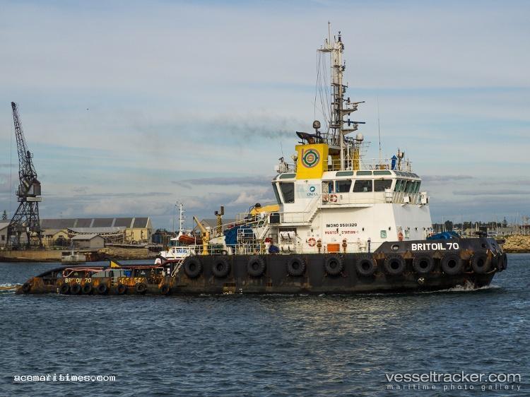 Britoil-70 - Service Ship vessel registered in Singapore