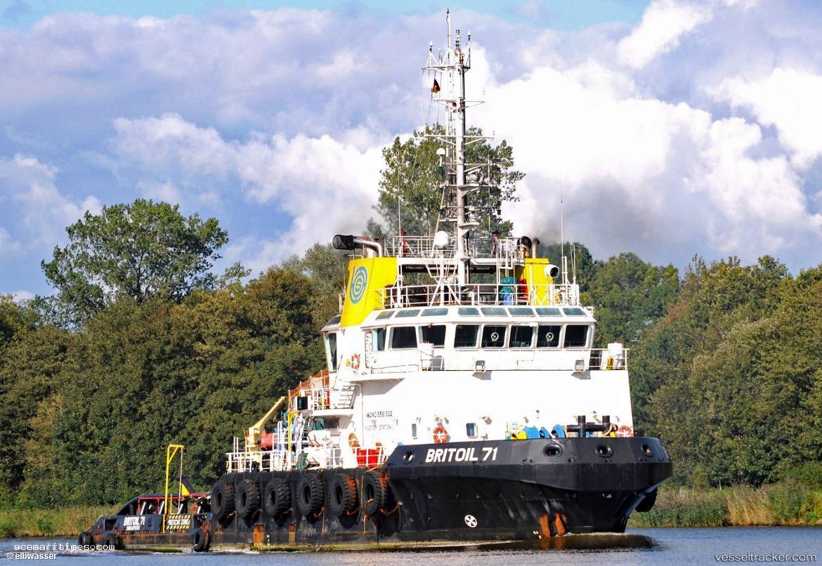 Britoil-71 - Service Ship vessel registered in Unknown