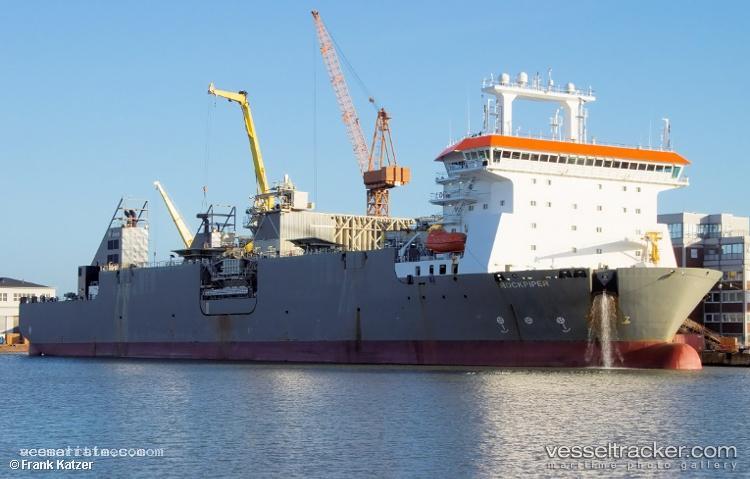 Rockpiper - Pipe Burying Vessel vessel registered in Cyprus