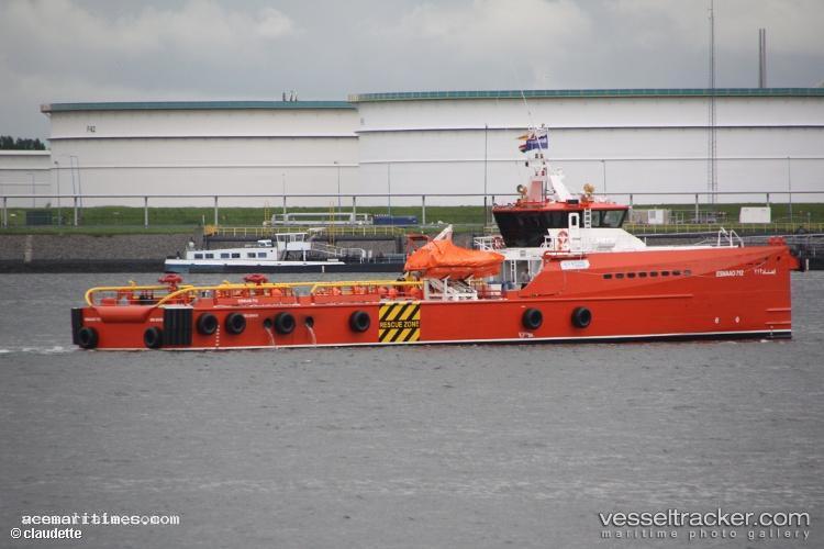 Adnoc-712 - Offshore Tug Supply Ship vessel registered in United Arab Emirates