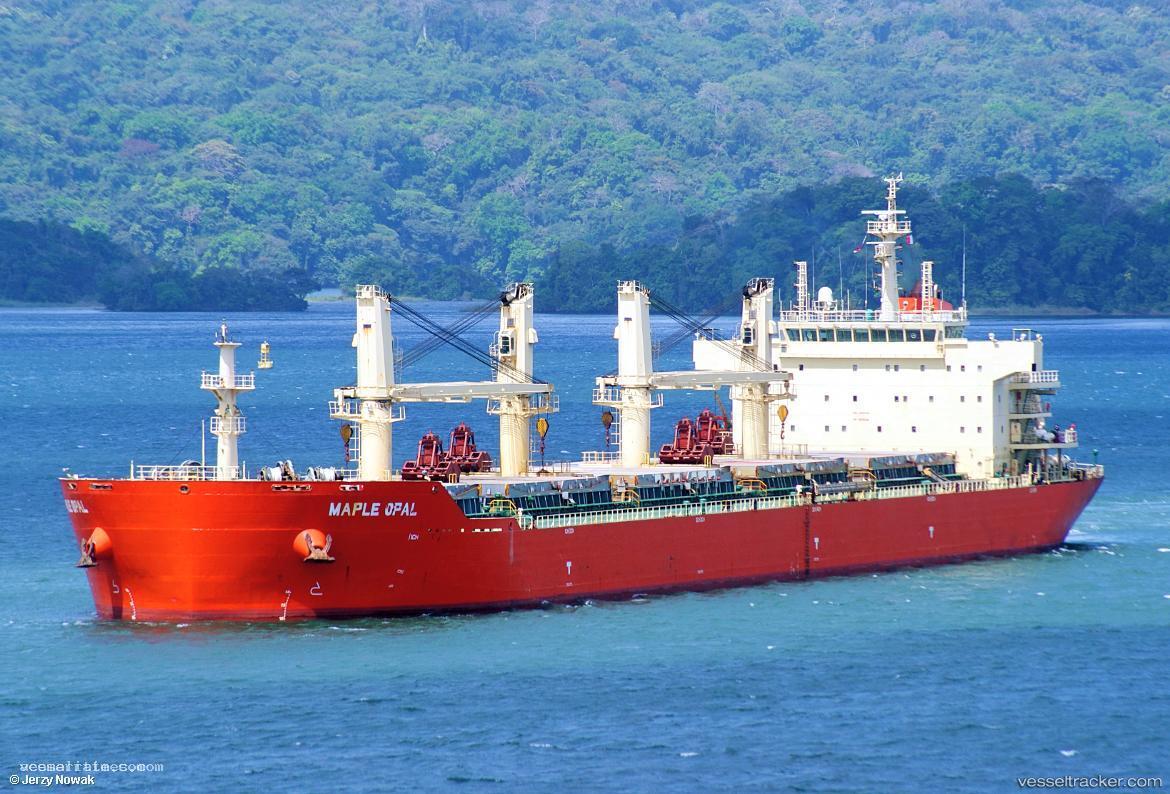 Hg-Singapore - Bulk Carrier vessel registered in Liberia