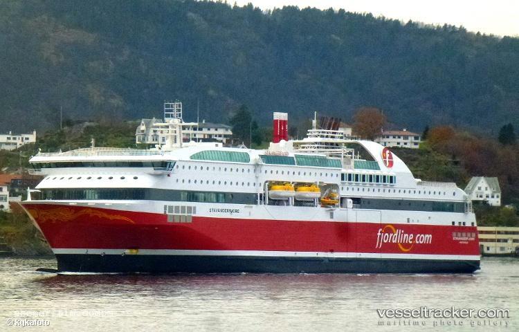 Stavangerfjord - Passenger Ro Ro Cargo Ship vessel registered in Denmark