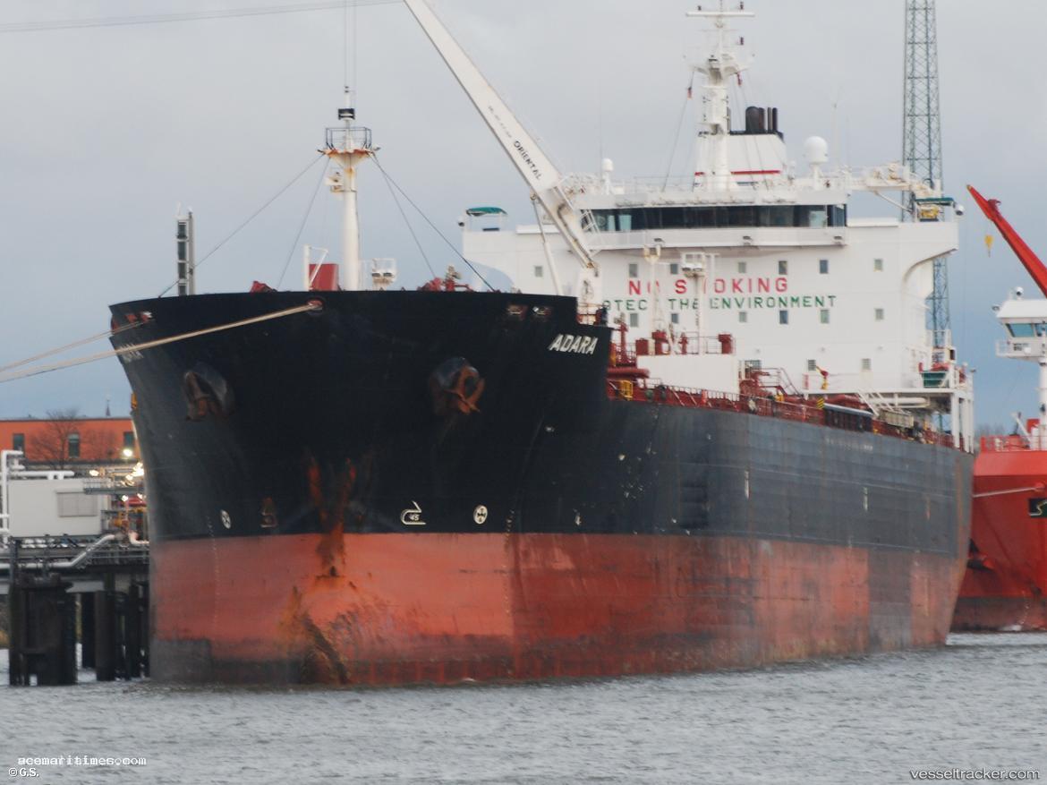 Adara - Chemical Oil Products Tanker vessel registered in France